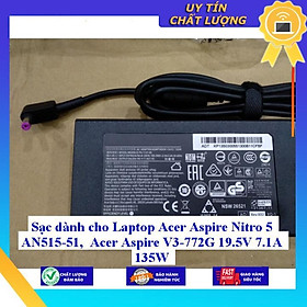 Sạc dùng cho Laptop Acer Aspire Nitro 5 AN515-51 Acer Aspire V3-772G 19.5V 7.1A 135W - Hàng Nhập Khẩu New Seal