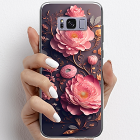 Ốp lưng cho Samsung Galaxy S8, Samsung Galaxy S8 Plus nhựa TPU mẫu Hoa hồng