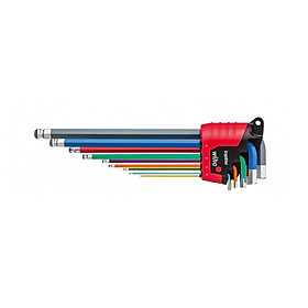 Mua Bộ lục giác đầu bi màu 9 chi tiết Wiha 41483 hệ mét (mã 43849 không hộp)