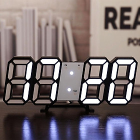 Đồng hồ led 3d, để bàn điện tử thông minh decor trang trí đẹp
