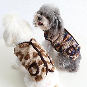 Harajuku lamb wool vest cat clothes pet supplies dog