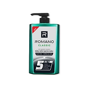 Dầu gội Sạch Gàu Romano Classic 5 in1 650g