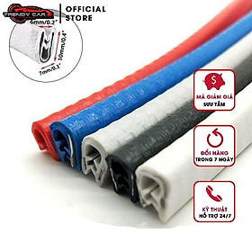 Cuộn nẹp viền cao su chữ U lõi thép chống xước ,va đập viền cửa ô tô đơn giá tính theo mét dài