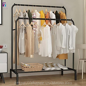 Mua Giá Treo Quần Áo Khung Đôi Chất Liệu Thép Sơn Tĩnh Điện