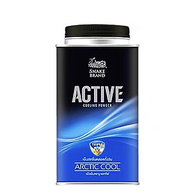 Phấn lạnh cho nam Snake Brand Active Arctic Cool Thái Lan 140g