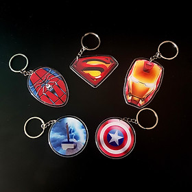 Bộ 5 Móc khóa siêu anh hùng Marvel