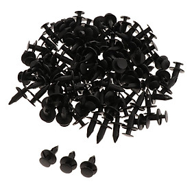 100 Pieces 8.5mm Hole  Rivets Fastener Push Clips for Car Auto