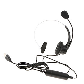 USB Headset with Microphone, Noise Cancelling Computer PC Business Headset