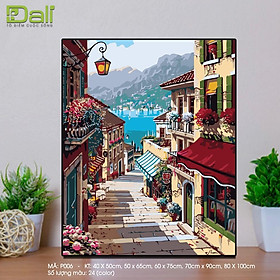 Mua Tranh treo tường tự tô màu số hóa DALI Tranh Phong Cảnh Phố PH006