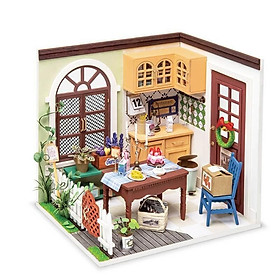 Đồ Chơi Lắp Ráp Bằng Gỗ 3D Mô Hình Nhà Tí Hon Hiện Đại Mrs Charlie’s Dining Room