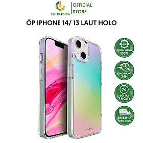 Ốp Lưng Dành Cho IPhone 14 Holo Trong Suốt Chất Liệu Nhựa Cứng Màu Ngọc Trai Đẹp Thời Trang - Hàng chính hãng