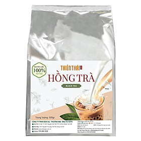 Hồng Trà - Gói 500gr - 100% trà tươi, tốt sức khỏe, chống lão hóa, giảm cân, làm nguyên liệu trà sữa trân châu đường đen, trà sữa tự pha, trà chanh, hồng trà trân châu