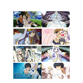 Poster 8 tấm A4 Majutsu No Index Cấm Thư Ma Thuật anime tranh treo album ảnh in hình đẹp (MẪU GIAO NGẪU NHIÊN)