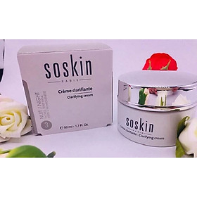 Kem dưỡng trắng da Soskin Clarifying Cream 50ml của Pháp