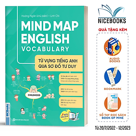 Sách - Mindmap English Vocabulary -Từ Vựng Tiếng Anh Qua Sơ Đồ Tư Duy