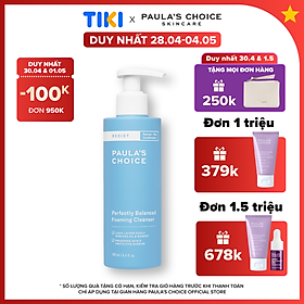 Sửa rửa mặt cân bằng da hoàn hảo Paula’s Choice Resist Perfectly Balanced Foaming Cleanser