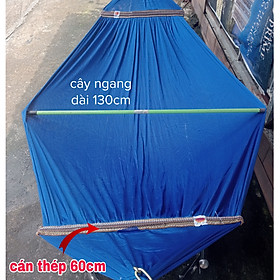 Võng Lưới Cỡ Đại Hàng DI LỢI, Đầu Cán Thép 60cm, Phù Hợp Với Khung Lớn, Chất Vải Dày Mềm, võng Rộng 180cm