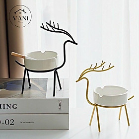 Mua Gạt tàn hình hươu trang trí - Gạt tàn decor phòng khách