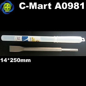 Đục dẹp đuôi gài C-Mart A0981 14*250mm