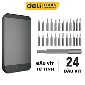 Mua Bộ Tua Vít 24 Đầu Từ Tính Deli - Chất Liệu Siêu Bền  Nhỏ Gọn  Dễ Dàng Sử Dụng Nhiều Mục Đích DL3525