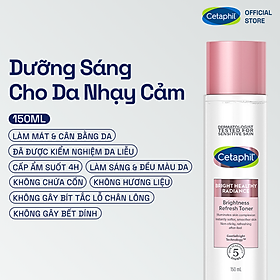 Nước cân bằng làm sáng da Cetaphil Bright Healthy Radiance Refresh Toner 150ml