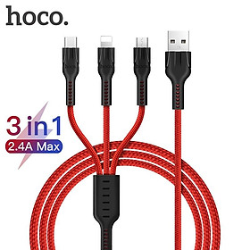 Mua Cáp sạc Hoco U31 3 trong 1 cổng Micro USB-C dành cho điện thoại HUAWEI