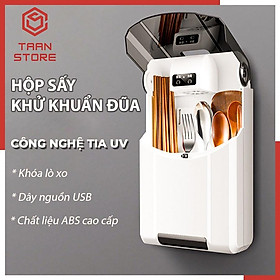Mua Hộp Sấy Thìa Đũa Chống Ẩm Mốc Bằng Tia Cực Tím Hộp Đựng Muỗi Đũa Khử Khuẩn Bằng Tia UV Bảo Vệ Sức Khỏe