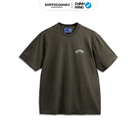Áo thun DirtyCoins Arc Logo Wash T-shirt - Brown