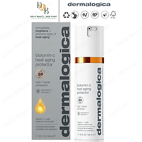 Kem chống nắng BIOLUMIN-C HEAT AGING PROTECT SPF50 ngăn ngừa lão hoá và hỗ trợ sáng da của Dermalogica