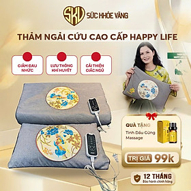 Thảm Ngải Cứu Điện, Đệm Sưởi Ngải Cứu Đông Y Giúp Thư Giãn Cơ Thể, Giảm Đau Nhức