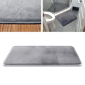 Memory Foam Bath Mat Non Slip Absorbent Mat Vevelt Bath Mat Blue 40x60cm