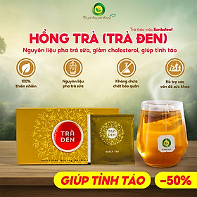 Trà Đen (Hồng Trà) Sunbeleaf - Giúp Tỉnh Táo, Phòng Đột Quỵ, Gan Nhiễm Mỡ, Điều Hòa Huyết Áp - Hộp 20 Gói
