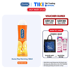 Gel bôi trơn Durex Play Warming 100ml