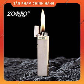 Hộp Quẹt Bật Lửa Xăng Đá Zorro Z725 Siêu Mỏng Tặng Kèm Dụng Cụ Văn Ốc - Nhiều Màu