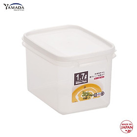 Hộp đựng thực phẩm Yamada 1.7L , không sản sinh ra các hoạt chất gây hại trong quá trình sử dụng
