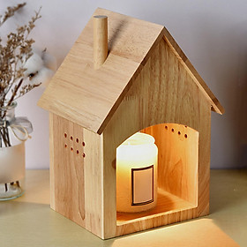 Electric Candle Warmer House Shape Light for Bedside Bedroom Ornaments