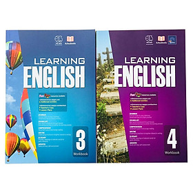 Sách Learning English Á Châu Books 3 và 4 Tiếng Anh Lớp 3 và Lớp 4  8 - 10