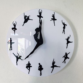 Đồng Hồ Treo Tường Độc Đáo Vui Vẻ Múa Ba Lê