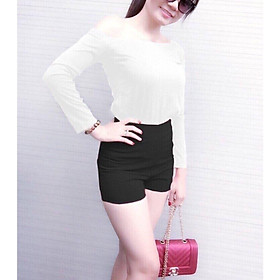 Quần Đùi Cotton Nữ Lưng Siêu Cao Co Giãn Tốt