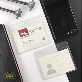 Bảng tên dẻo Uhoo 6663 9.8x6.8cm ngang