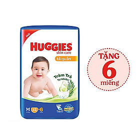 Tã bỉm quần HUGGIES SKINCARE gói JUMBO size M 42 +6 miếng