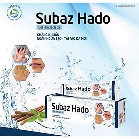 GEL LÀM SẠCH VÀ SÁT KHUẨN DA SUBAZ HADO, BÔI SÁT KHUẨN, TÁI TẠO DA, NGĂN NGỪA SẸO, DÙNG NHƯ SU BẠC - TUÝP 20 GAM