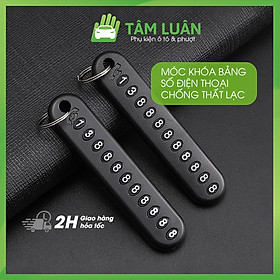 Móc khóa xe chống thất lạc TÂM LUÂN Chổi lau tẩm dầu - Hàng chính hãng