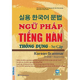 Ngữ Pháp Tiếng Hàn Thông Dụng Sơ Cấp