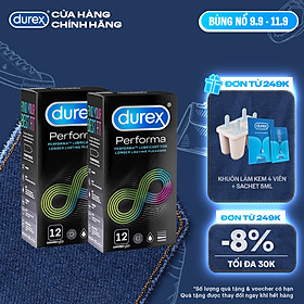 Combo 2 Bao cao su Durex Performa 12 bao