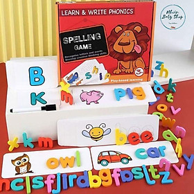 Xếp chữ tiếng Anh - spelling game (mẫu mới)