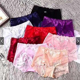 Combo 10 Quần lót ren đùi gen bụng cực mềm mịn 5533 form to 50 đến 65kg .