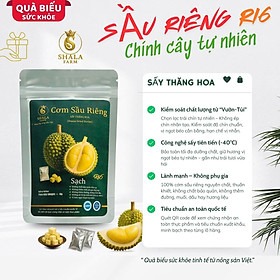 [ISO 22000] Cơm Sầu Riêng Ri6 Sấy Thăng Hoa Shala Farm 15g – Snack Healthy từ Trái Chín Tự Nhiên