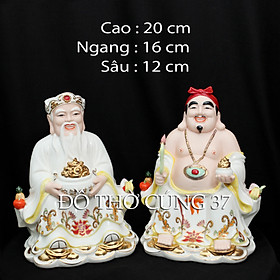 Mua   Cao 20 cm   THẦN TÀI THỔ ĐỊA  MEN SỨ ĐỨC HÓA - HÀNG NHẬP KHẨU