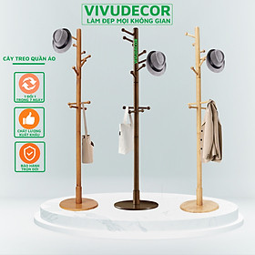 Mua Cây Treo Quần Áo 100% Gỗ Tự Nhiên Vivudecor  Cây Treo Đồ AN Mâm 10 Nhánh Lắp Ráp Xuất Khẩu Hàn Quốc   Móc Treo Quần Áo Standing Hanger